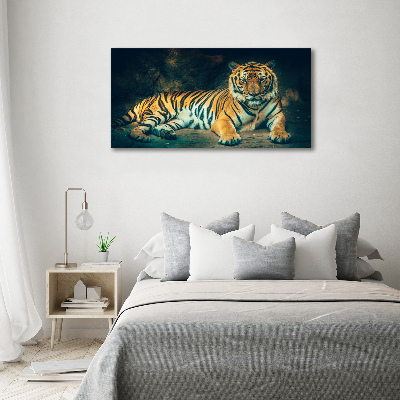 Print pe canvas Tiger Cave