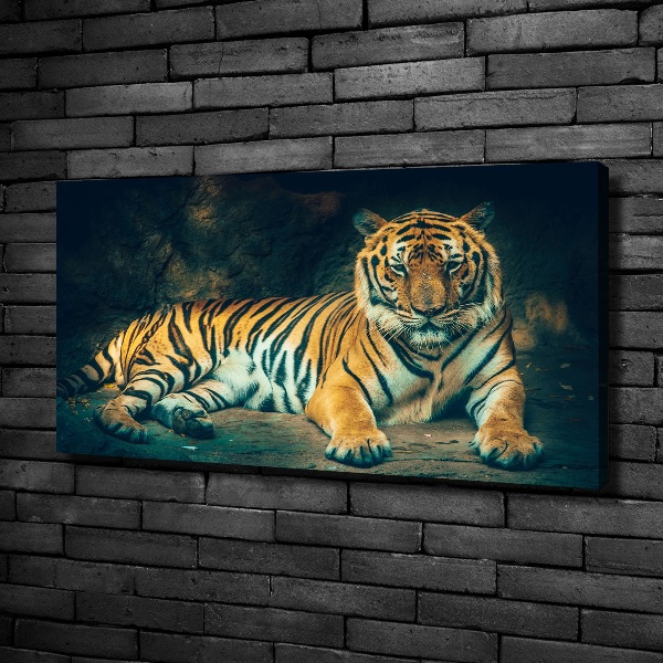 Print pe canvas Tiger Cave