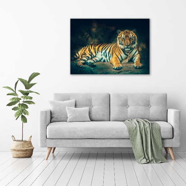 Print pe canvas Tiger Cave