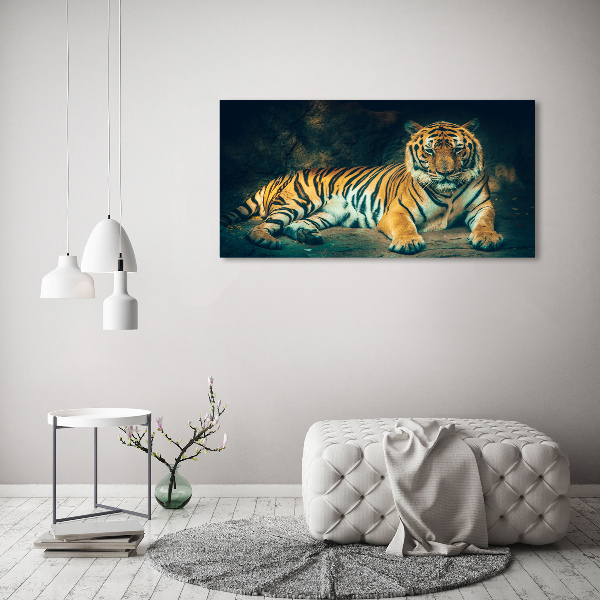 Print pe canvas Tiger Cave