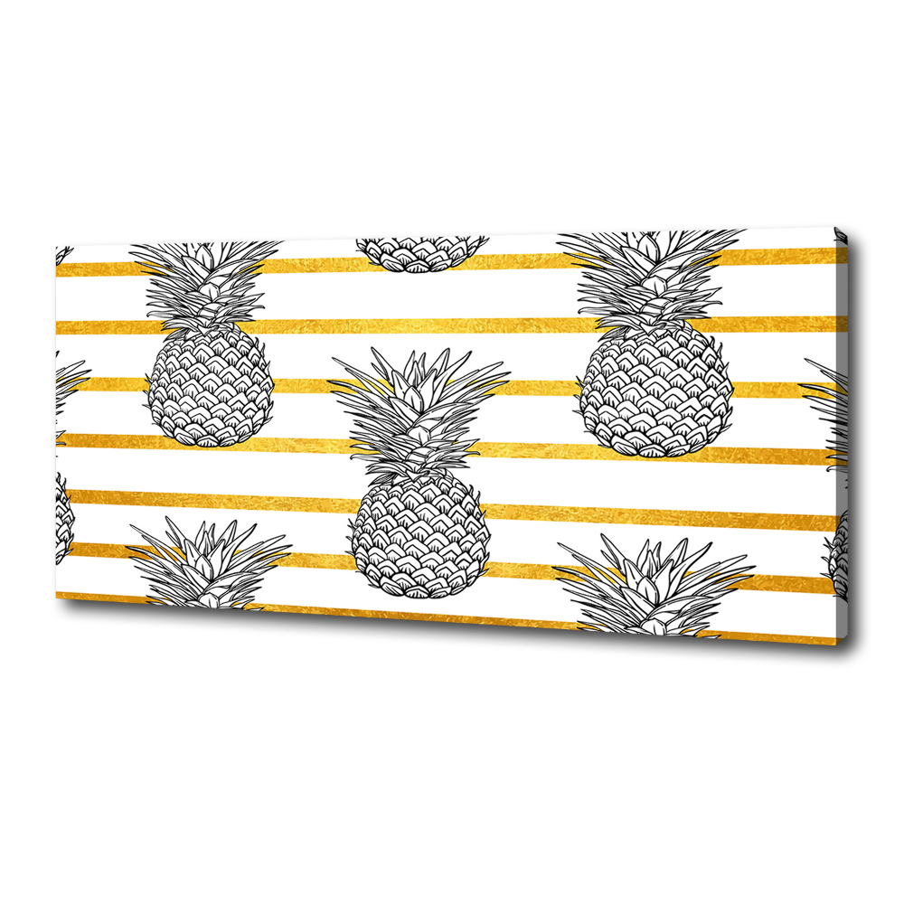 Tablou canvas benzi de ananas