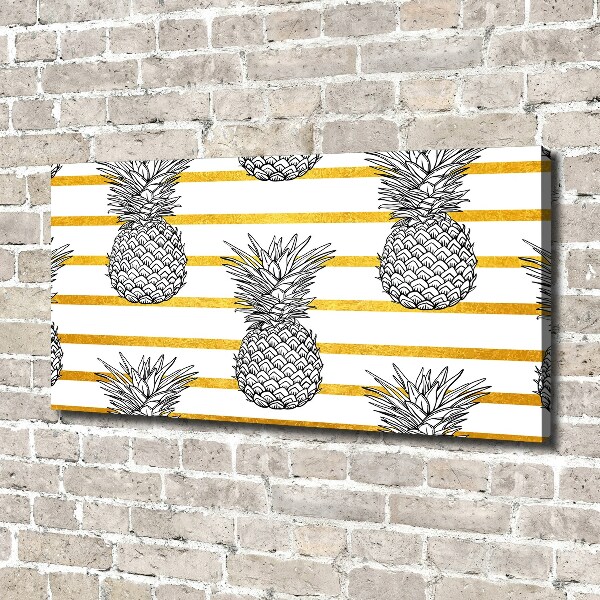 Tablou canvas benzi de ananas