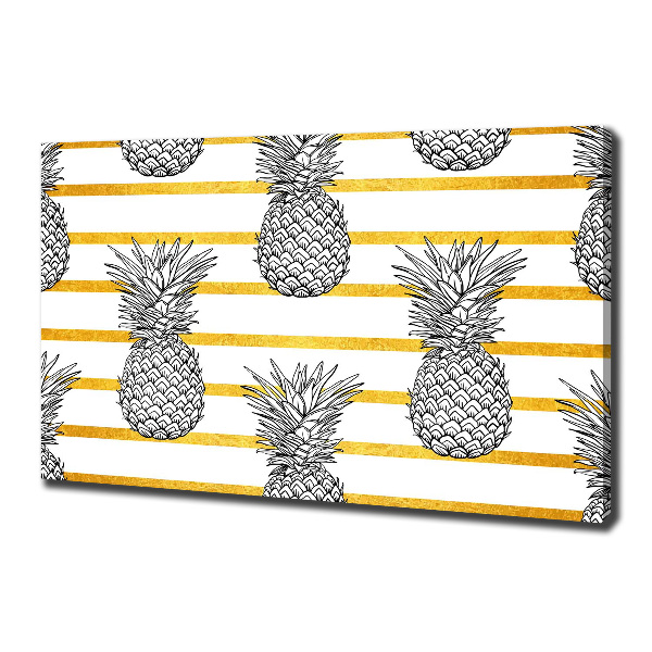 Tablou canvas benzi de ananas