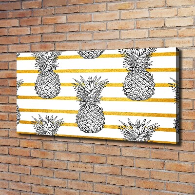 Tablou canvas benzi de ananas