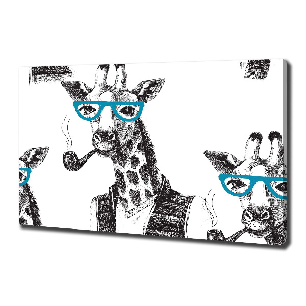 Pictură pe pânză ochelari Giraffe