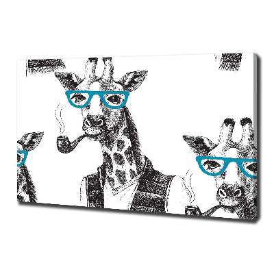 Pictură pe pânză ochelari Giraffe