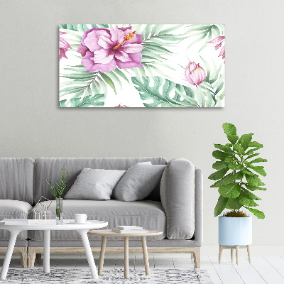 Tablou pe pânză canvas flori Hawaii