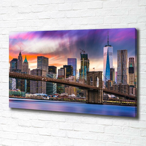 Print pe canvas Manhattan New York City