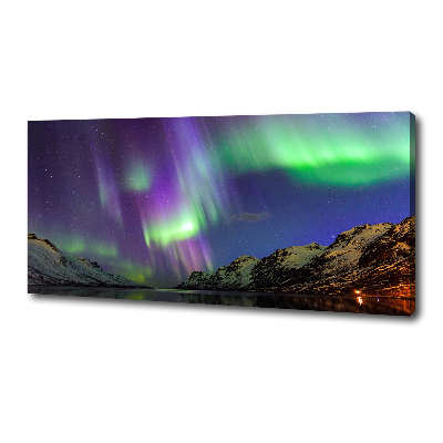 Imprimare tablou canvas Aurora boreala