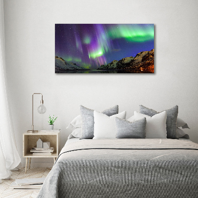 Imprimare tablou canvas Aurora boreala