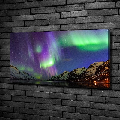 Imprimare tablou canvas Aurora boreala