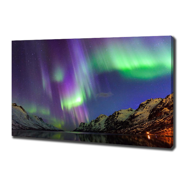 Imprimare tablou canvas Aurora boreala