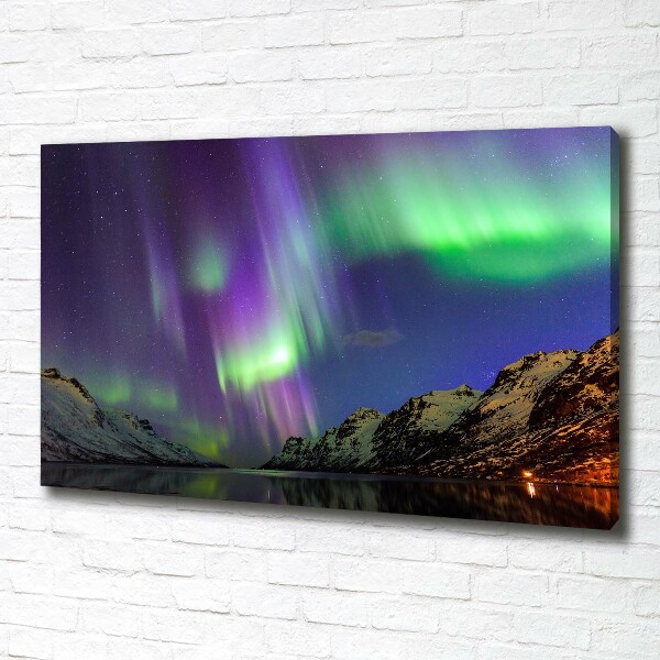 Imprimare tablou canvas Aurora boreala