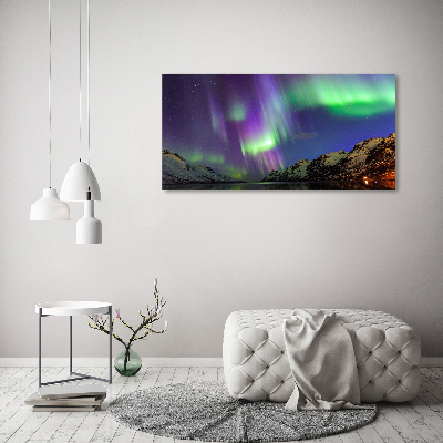 Imprimare tablou canvas Aurora boreala