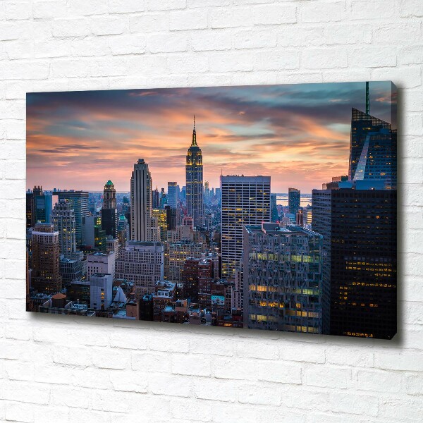 Print pe canvas Manhattan New York City