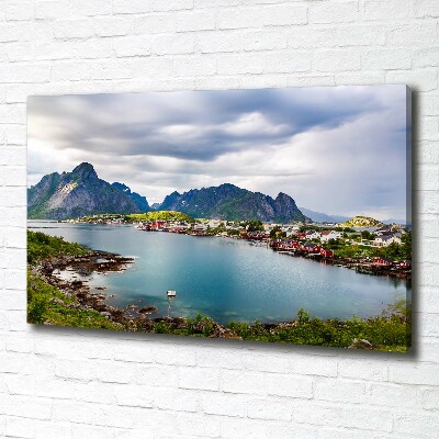 Pictură pe pânză Lofoten din Norvegia