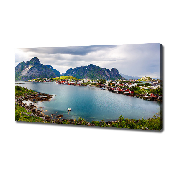 Pictură pe pânză Lofoten din Norvegia