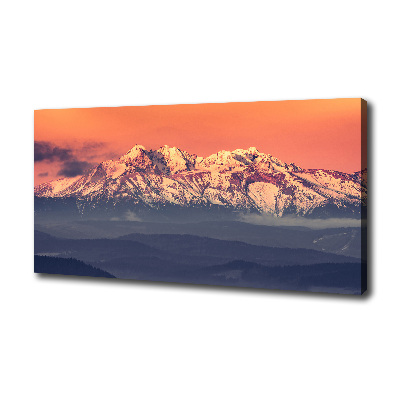 Tablou canvas Sunrise Tatry