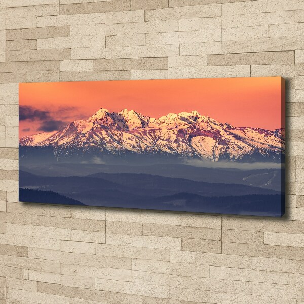 Tablou canvas Sunrise Tatry