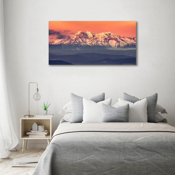 Tablou canvas Sunrise Tatry