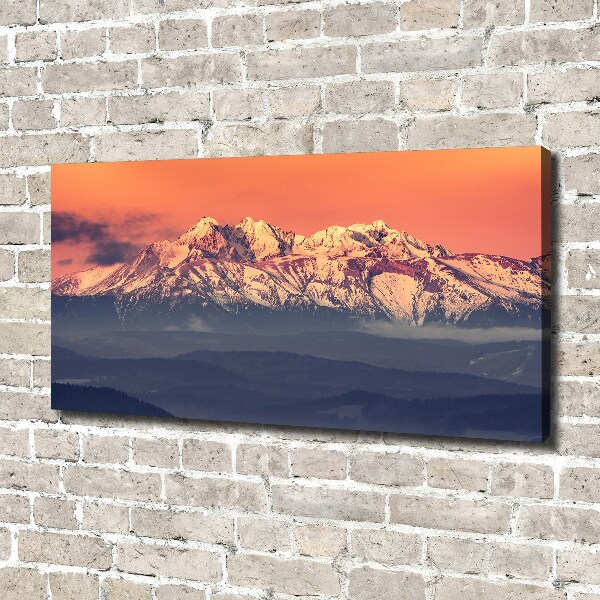 Tablou canvas Sunrise Tatry