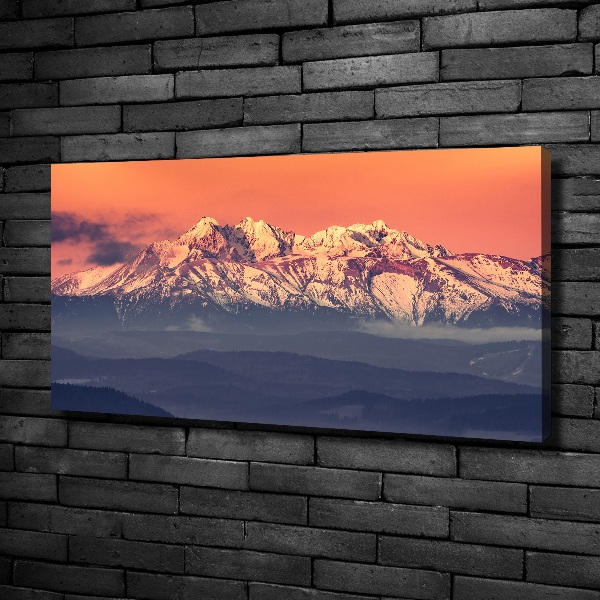 Tablou canvas Sunrise Tatry