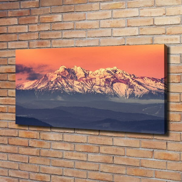 Tablou canvas Sunrise Tatry