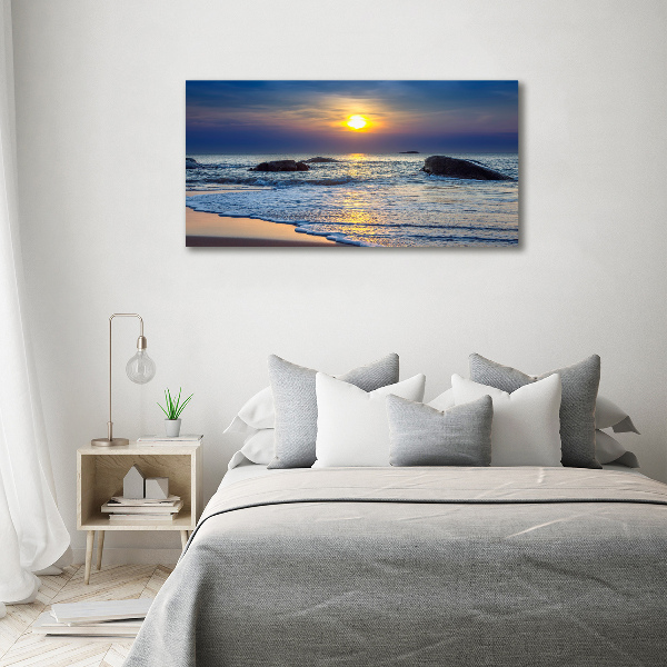 Tablou canvas Apus de soare pe mare