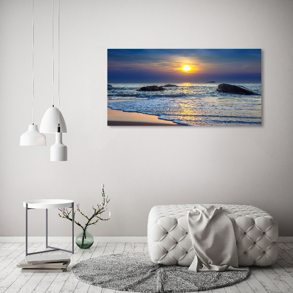 Tablou canvas Apus de soare pe mare