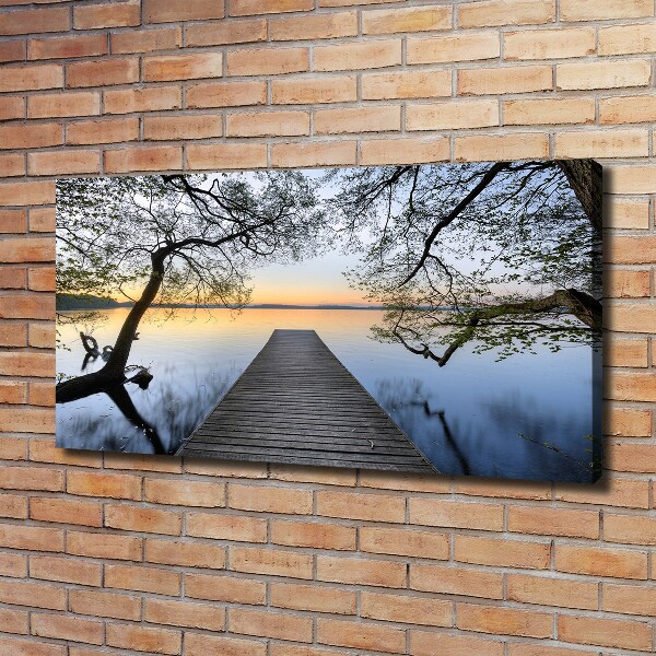 Print pe canvas Pier pe lac