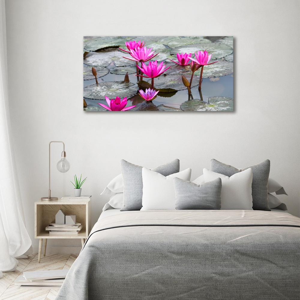 Tablou pe pânză canvas floare de lotus