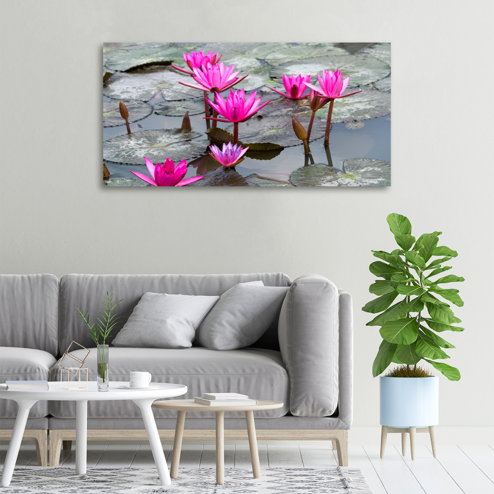 Tablou pe pânză canvas floare de lotus