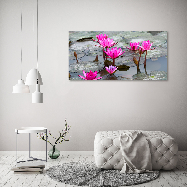 Tablou pe pânză canvas floare de lotus