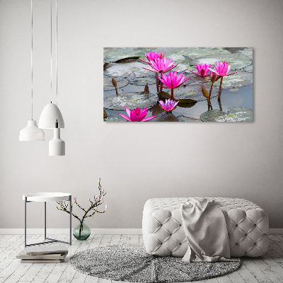 Tablou pe pânză canvas floare de lotus