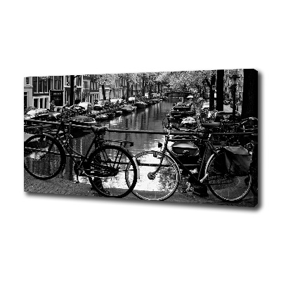 Print pe pânză biciclete Amsterdam