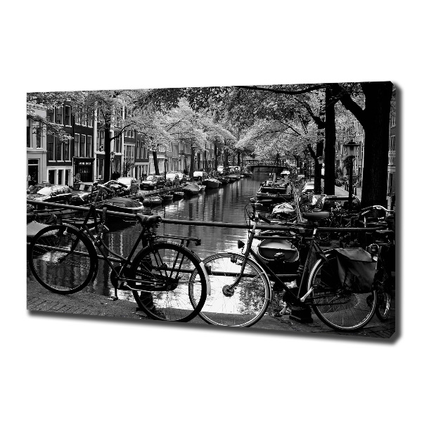 Print pe pânză biciclete Amsterdam