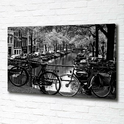 Print pe pânză biciclete Amsterdam