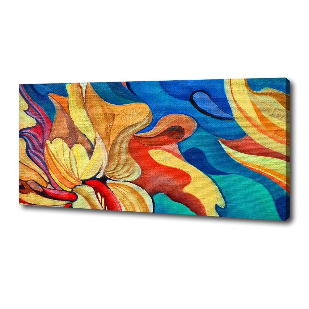 Print pe canvas floare abstract