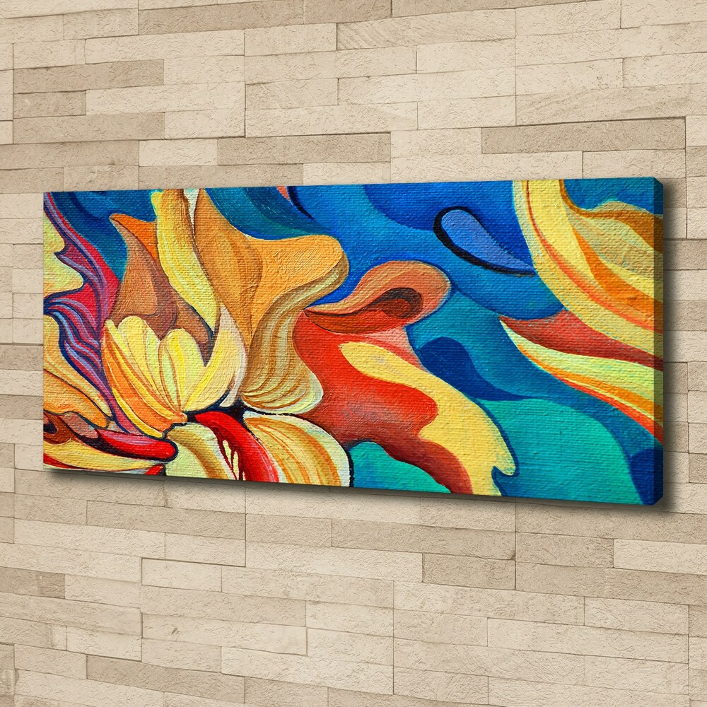 Print pe canvas floare abstract