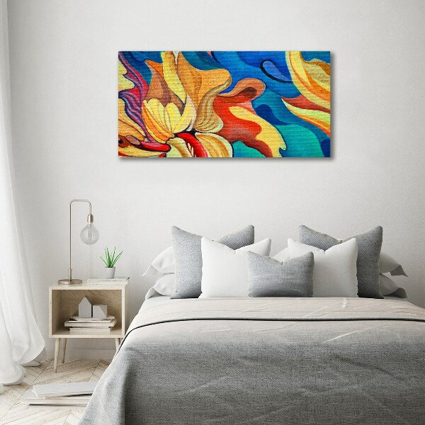 Print pe canvas floare abstract