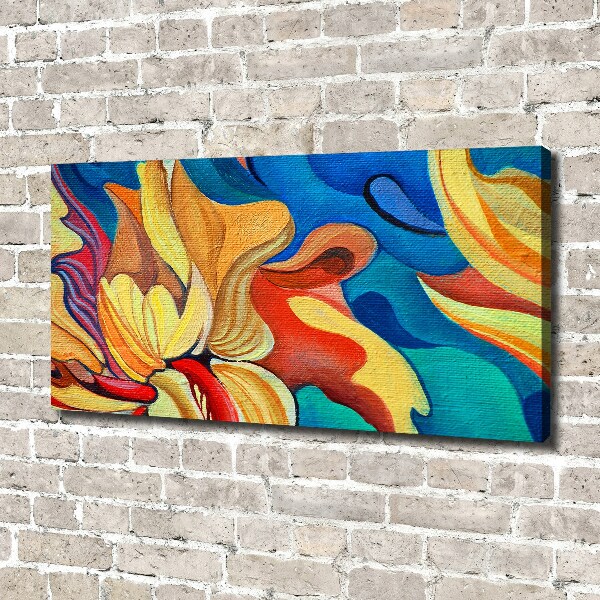 Print pe canvas floare abstract