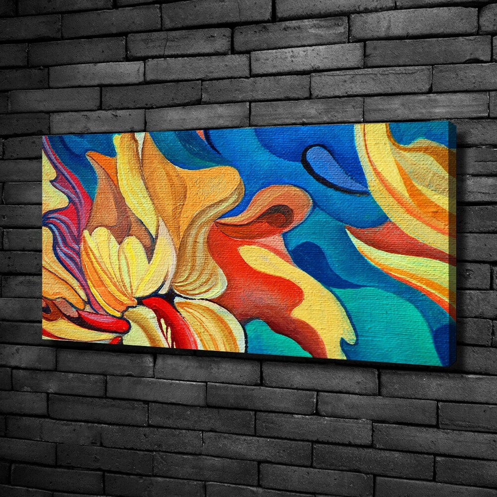 Print pe canvas floare abstract