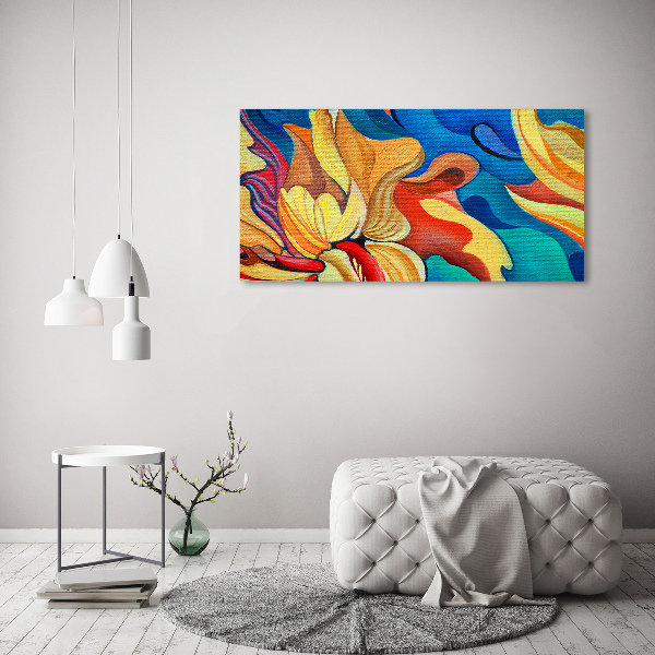 Print pe canvas floare abstract