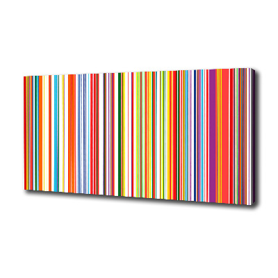 Tablou pe pânză canvas dungi colorate