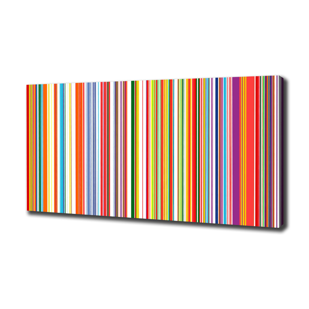 Tablou pe pânză canvas dungi colorate