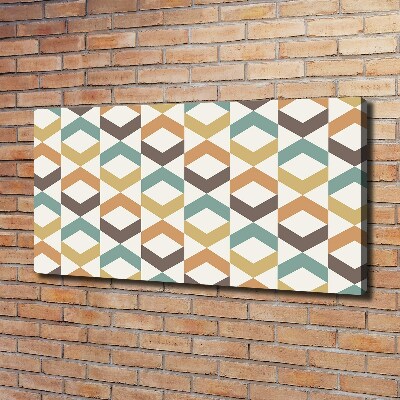 Print pe canvas fundal retro