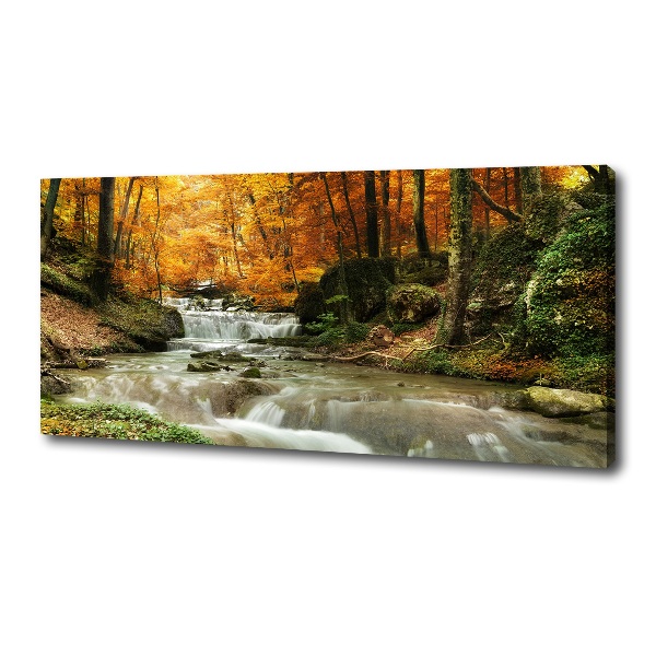 Pictură pe pânză Cascada din pădure