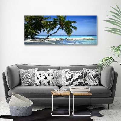 Print pe canvas plaja tropicala