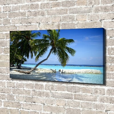 Print pe canvas plaja tropicala