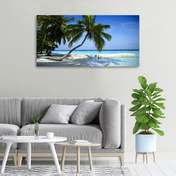 Print pe canvas plaja tropicala